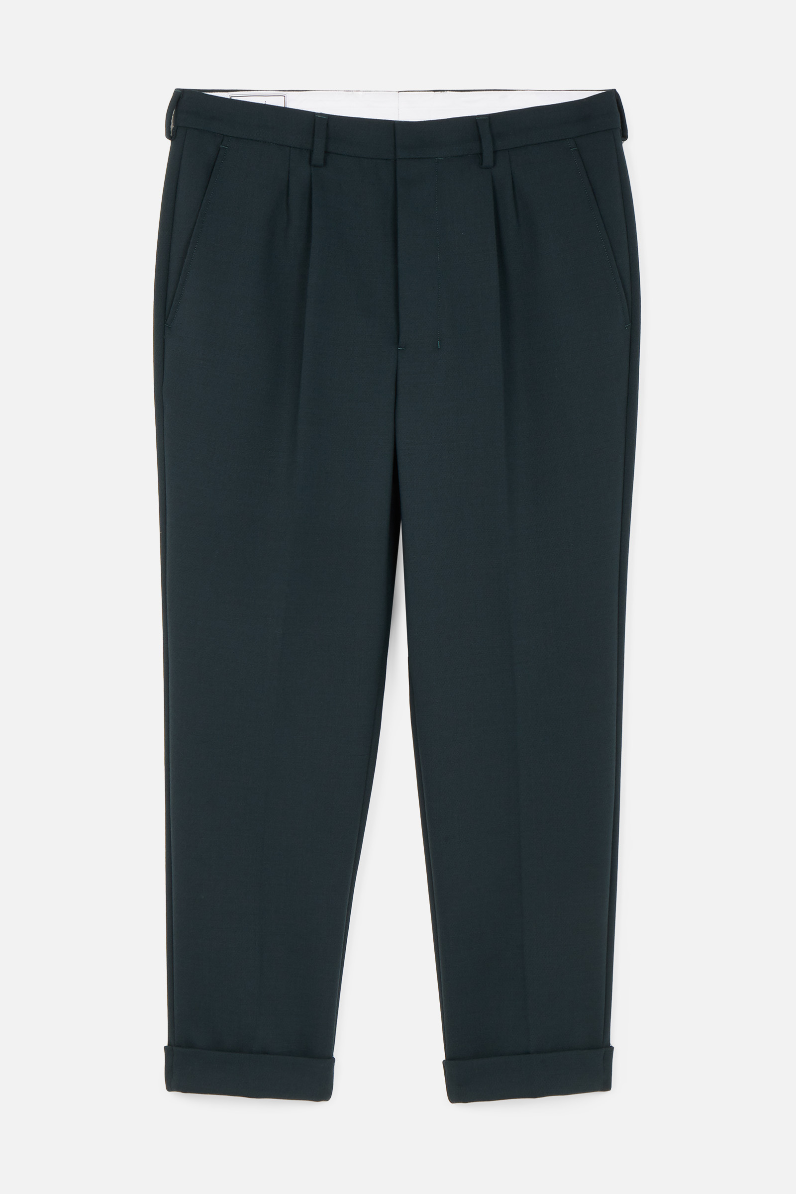 Pantalon carotte a plis Ami seconde main photo 3